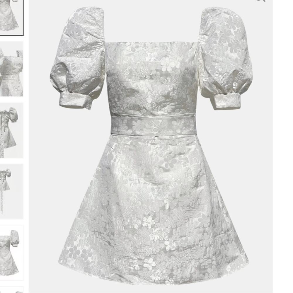 NWT Madeleine Simon Studio Happily Ever After Dress White Size XS Bow